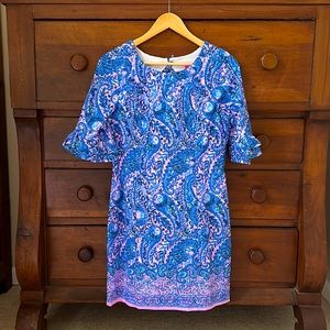 NWT Lilly Pulitzer Fiesta Stretch Dress Purple Iris size 4